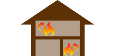 部屋から火を出さない、延焼を遅らせる。